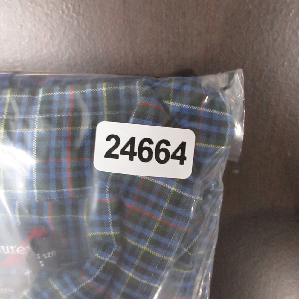 Ralph Lauren Shirt Mens 2XL Blue Plaid Blake Oxford Cloth Pony Logo Button Up